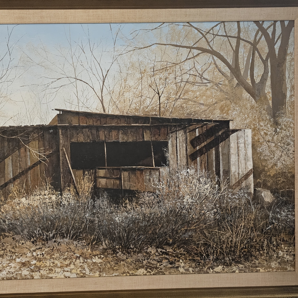 Rustic Barn Landscape Art Print